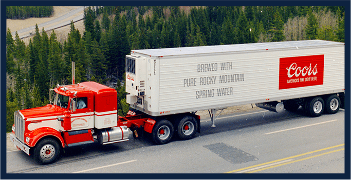 Banquet Truck in the mountains